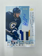 Load image into Gallery viewer, 2015-16 UD Premier Super Rookie Auto Robby Fabbri Jersey Patch /99
