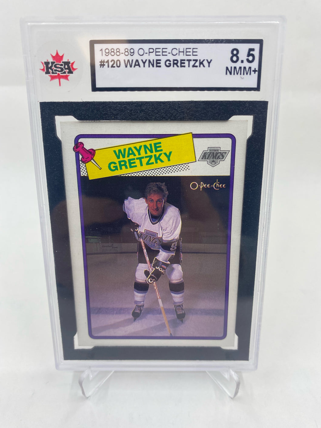 1988-89 O-Pee-Chee #120 Wayne Gretzky KSA 8.5
