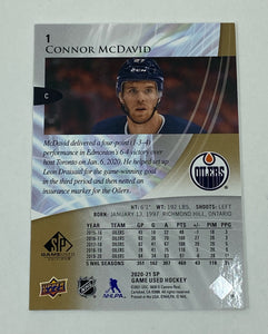 2020-21 SP Game Used Connor McDavid /265