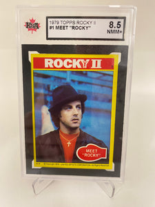 1979 Topps Rocky II #1 Meet "Rocky" KSA 8.5
