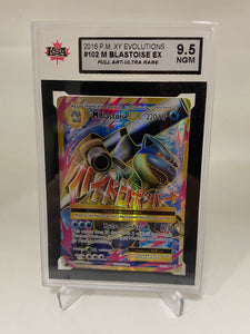 2016 P.M. XY Evolutions #102 Blastoise EX Full Art - Ultra Rare KSA 9.5