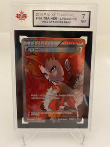 2014 P.M. XY Flashfire #104 Trainer - Lysandre Full Art - Ultra Rare KSA 7