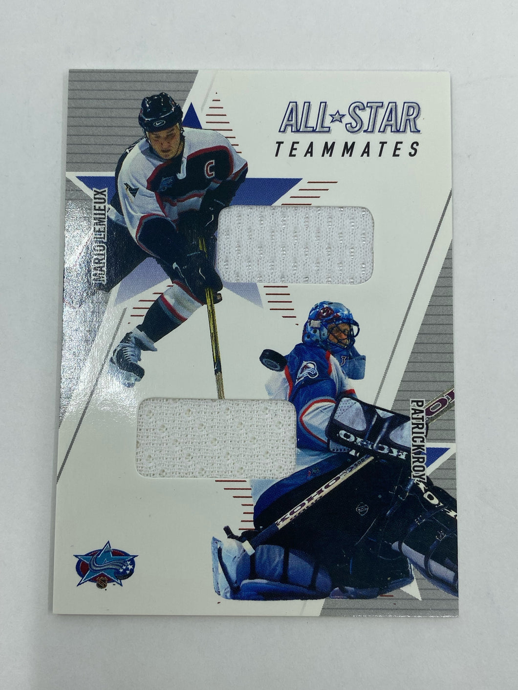 2002-03 In the Game All Star Teammates #AST-22 Lemieux/Roy Jersey