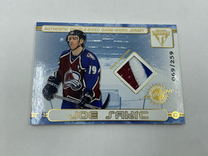 2001-02 PS Titanium Double Sided Patch Sakic/Tanguay /259
