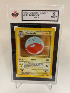 1999 Pokemon Jungle #2 Electrode Holo KSA 9