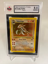 Load image into Gallery viewer, 1999 Pokemon Fossil #9 Kabutops Holo KSA 8.5
