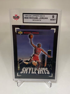 1993-94 Upper Deck #466 Michael Jordan Skylights KSA 9