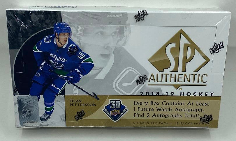 2018-19 SP Authentic Hockey Sealed Box