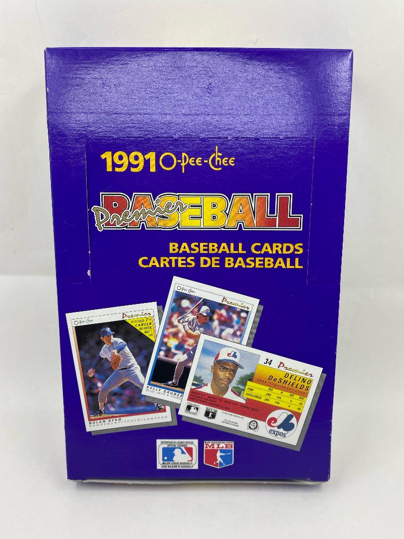 1991 OPC Premier Baseball Box