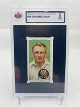 Load image into Gallery viewer, 1938 John Player &amp; Sons Cricketers Tobacco #38 Don Bradman KSA 5
