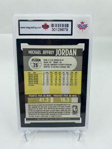 1990-91 Fleer #26 Michael Jordan KSA 9.5