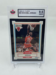 1990-91 Fleer #26 Michael Jordan KSA 9.5