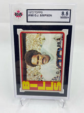 Load image into Gallery viewer, 1972 Topps #160 O.J. Simpson KSA 8.5
