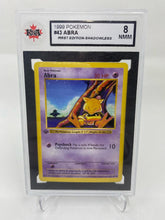 Load image into Gallery viewer, 1999 Pokemon #43 Abra First Edition Shadowless KSA 8
