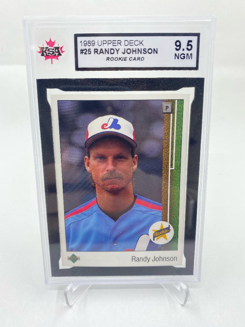 1989 Upper Deck #25 Randy Johnson Rookie KSA 9.5