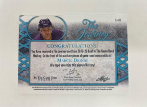 2019-20 Leaf #TJ-08 The Journey - Marcel Dionne ITG Used Hockey Patch /3